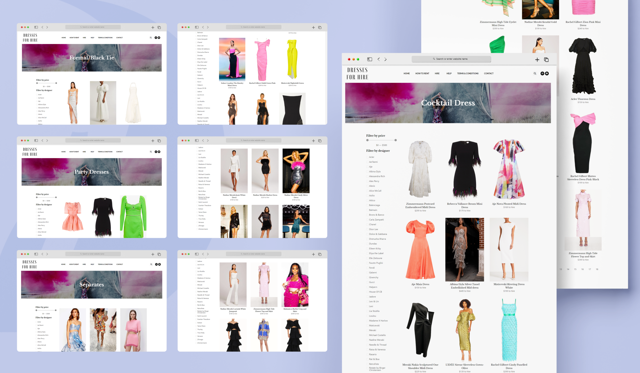 Dresses for Hire-Screenshot